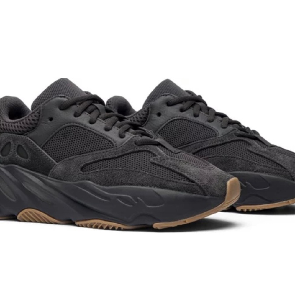 Adidas Yeezy Boost 700 Utility 
Black and Tan Sneakers
